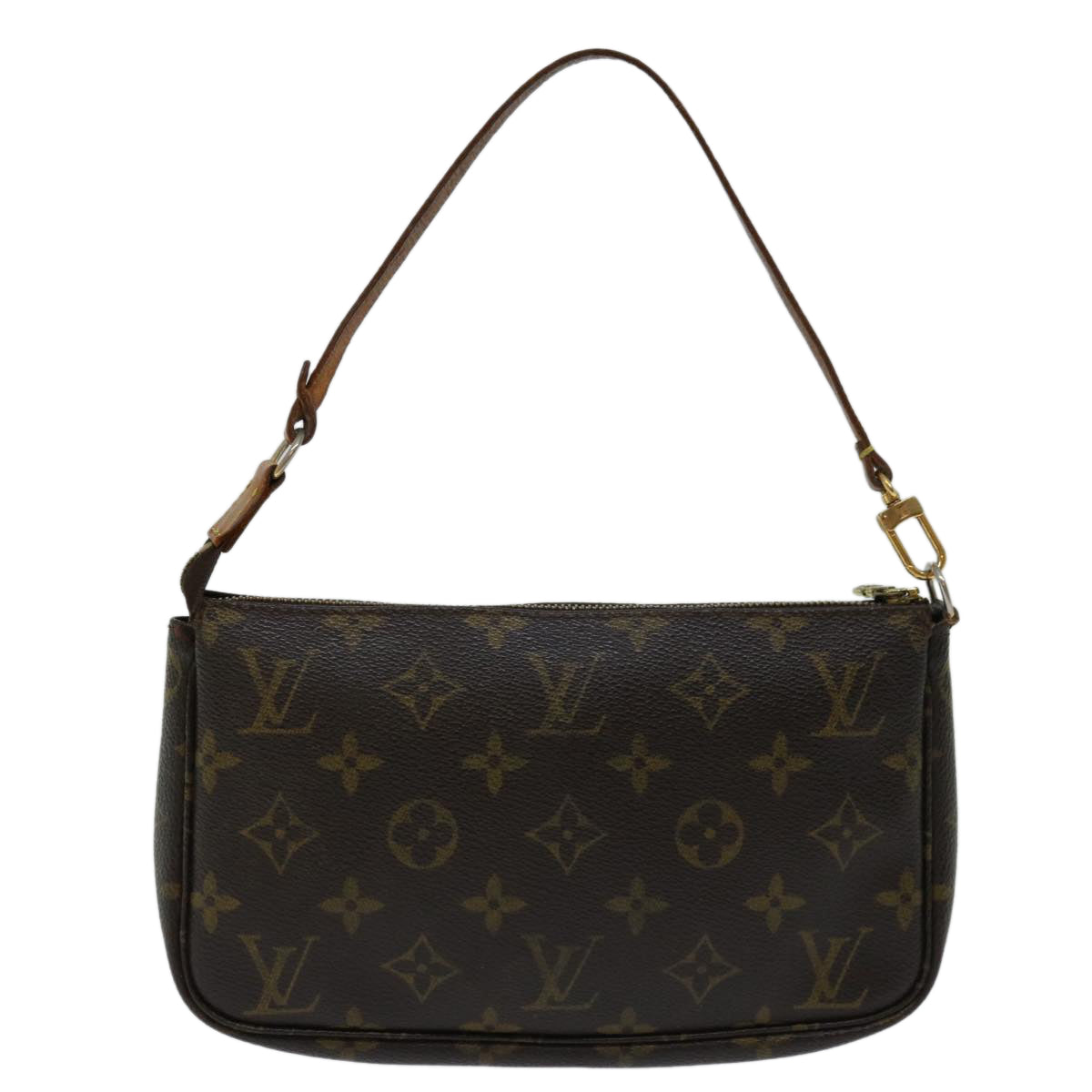 LOUIS VUITTON Monogram Pochette Accessoires Pouch M51980 LV Auth 66405