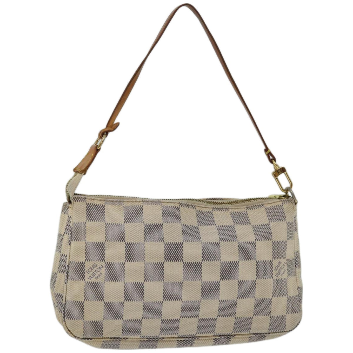 LOUIS VUITTON Damier Azur Pochette Accessoires Pouch N51986 LV Auth 66407