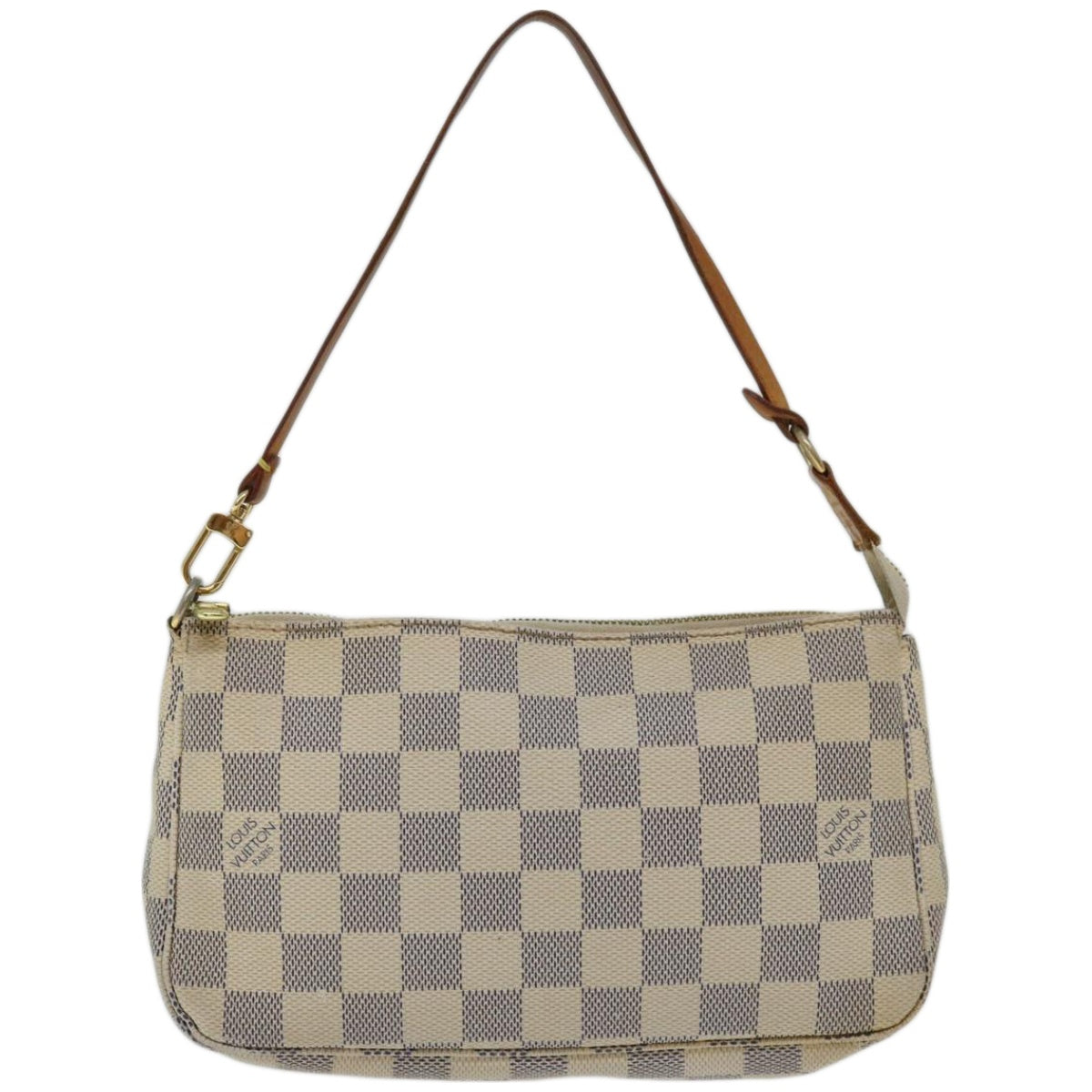 LOUIS VUITTON Damier Azur Pochette Accessoires Pouch N51986 LV Auth 66407