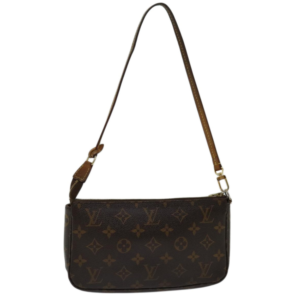 LOUIS VUITTON Monogram Pochette Accessoires Pouch M51980 LV Auth 66410