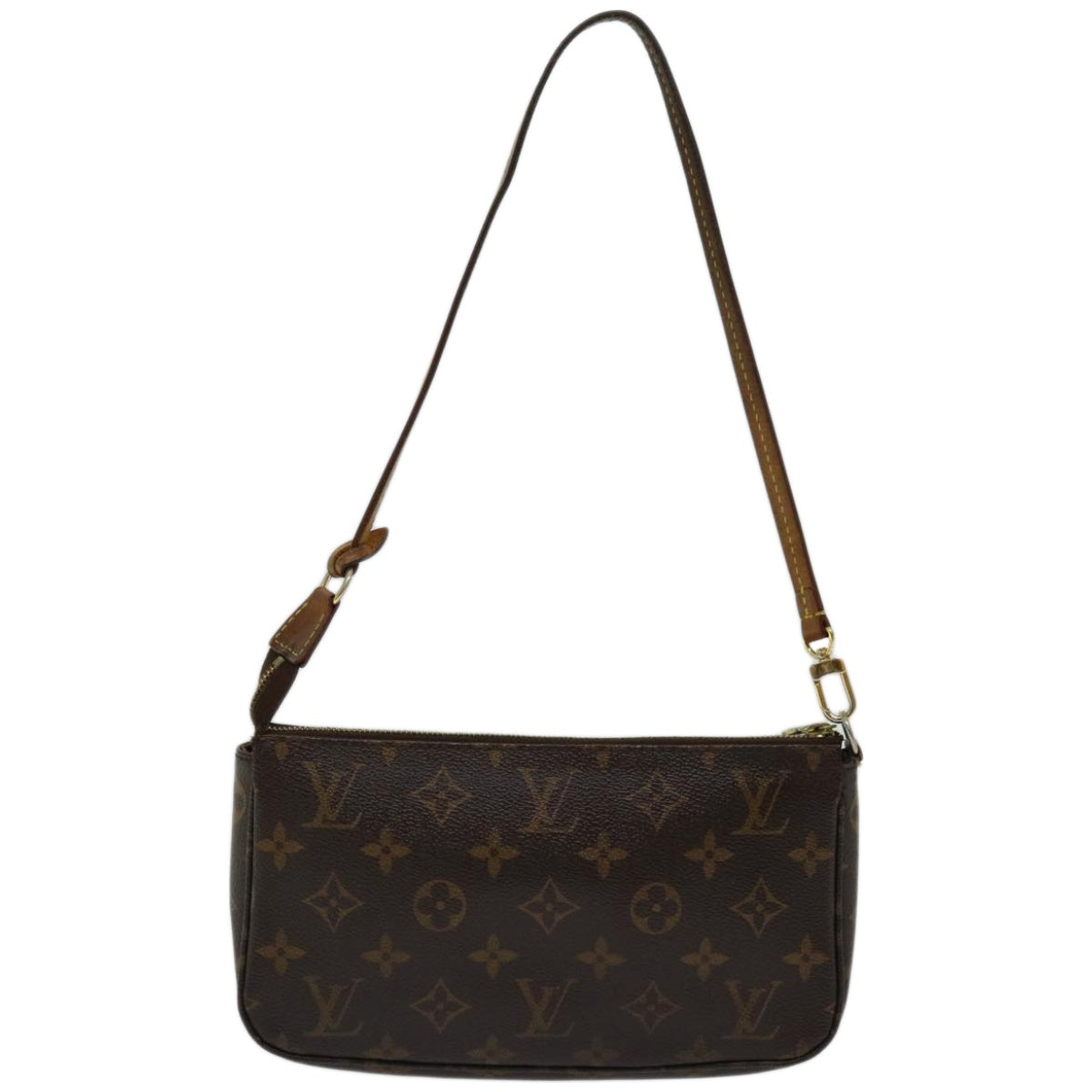 LOUIS VUITTON Monogram Pochette Accessoires Pouch M51980 LV Auth 66410