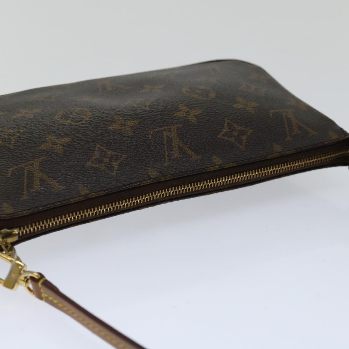 LOUIS VUITTON Monogram Pochette Accessoires Pouch M51980 LV Auth 66410