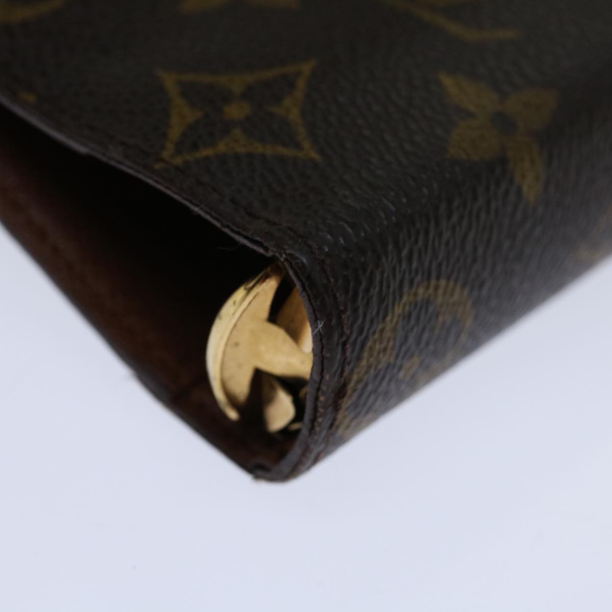 LOUIS VUITTON Monogram Agenda MM Day Planner Cover R20105 LV Auth 66416