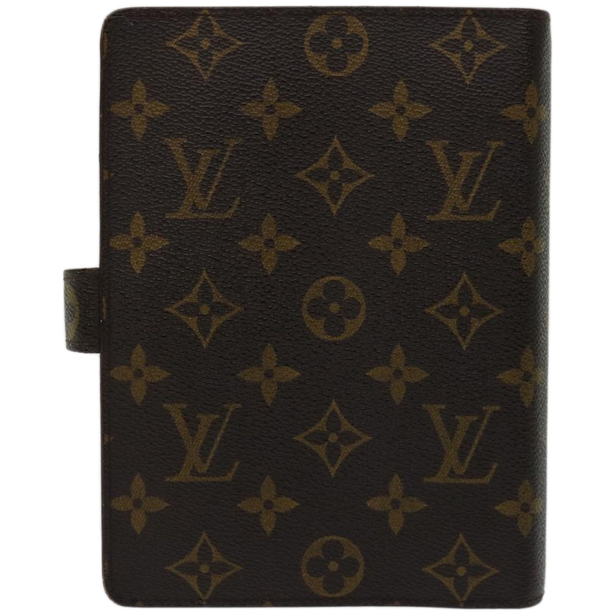 LOUIS VUITTON Monogram Agenda MM Day Planner Cover R20105 LV Auth 66416