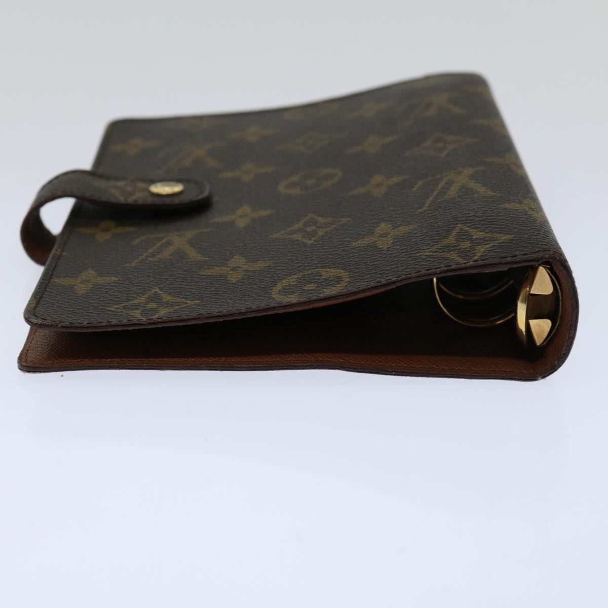 LOUIS VUITTON Monogram Agenda MM Day Planner Cover R20105 LV Auth 66416