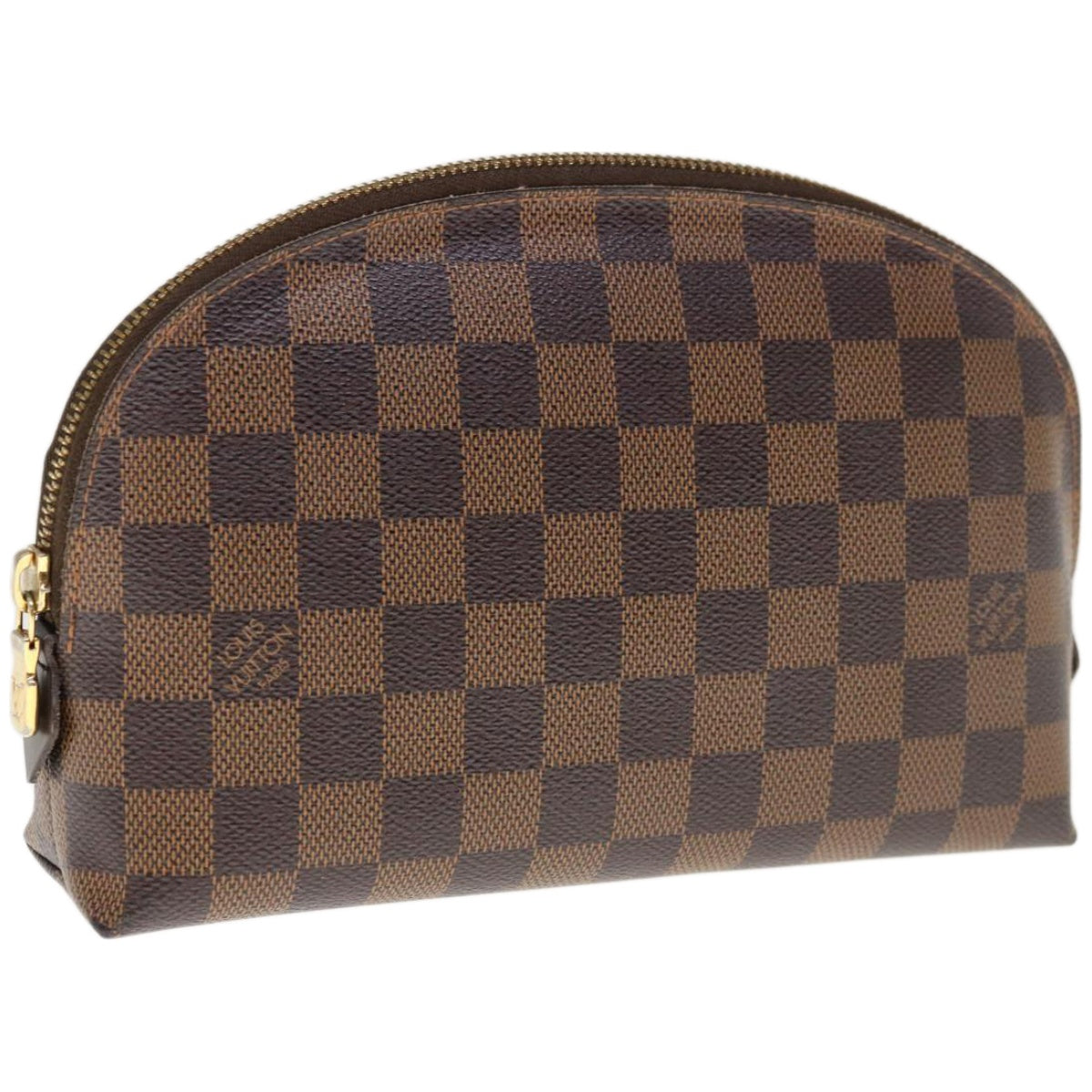 LOUIS VUITTON Damier Ebene Pochette Cosmetic GM Pouch N23345 LV Auth 66421