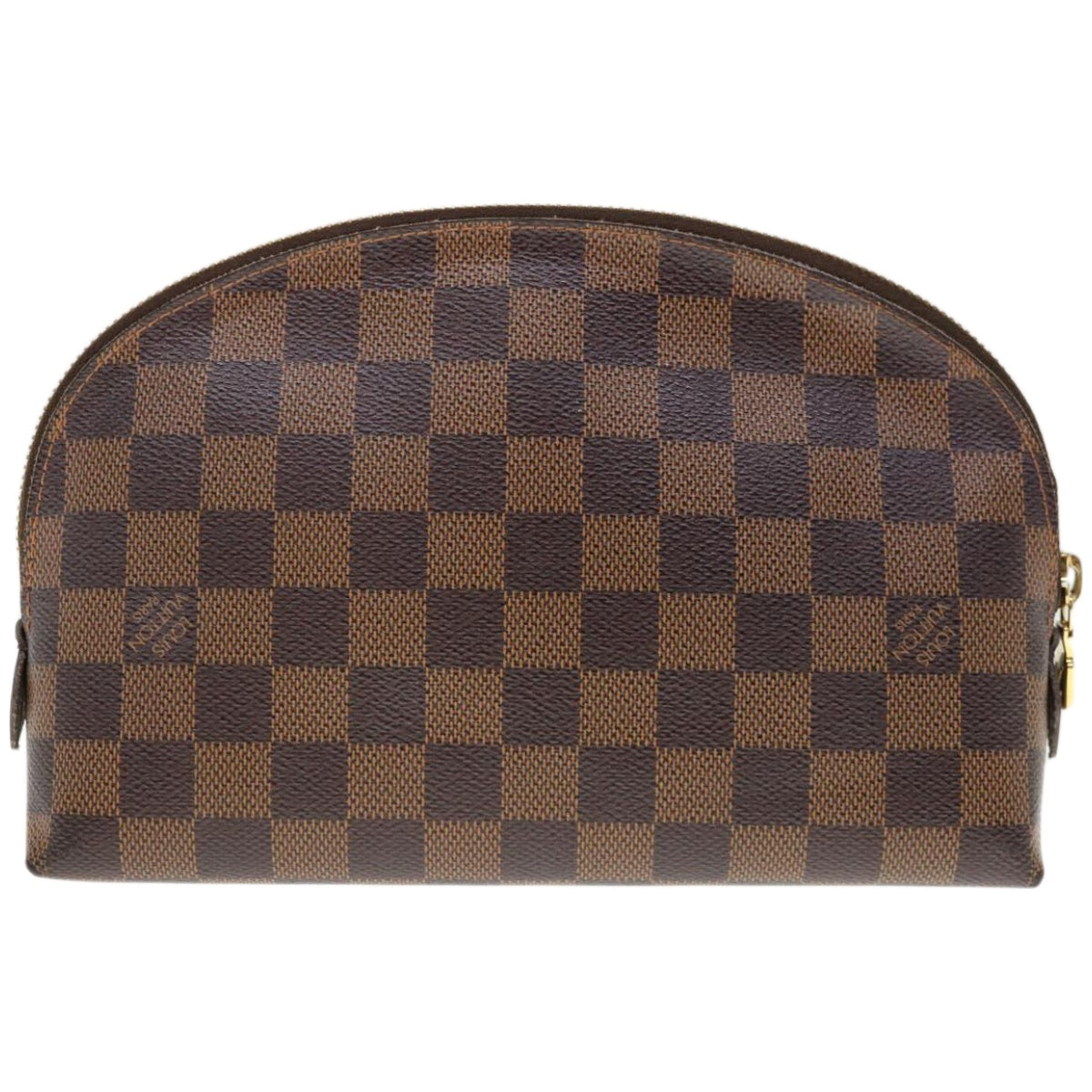 LOUIS VUITTON Damier Ebene Pochette Cosmetic GM Pouch N23345 LV Auth 66421