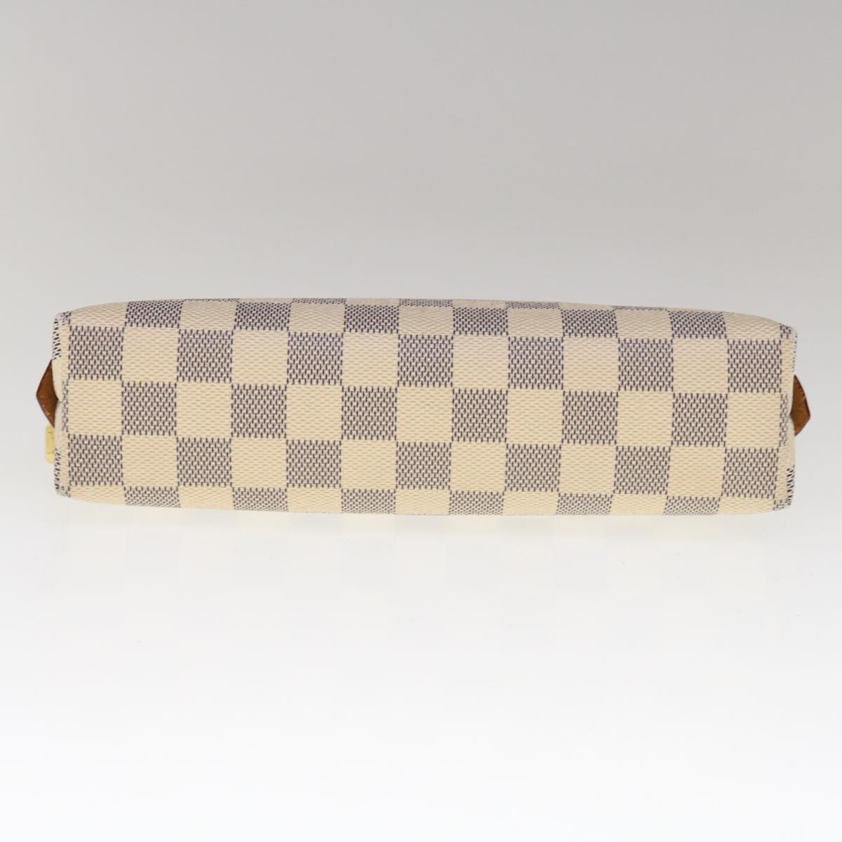 LOUIS VUITTON Damier Azur Pochette Cosmetic GM Pouch N23346 LV Auth 66422