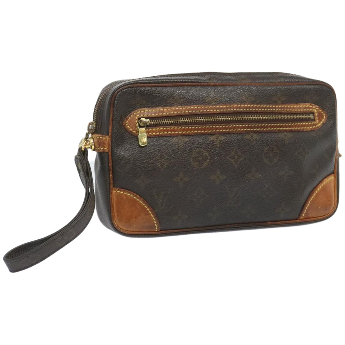 LOUIS VUITTON Monogram Marly Dragonne GM Clutch Bag M51825 LV Auth 66431