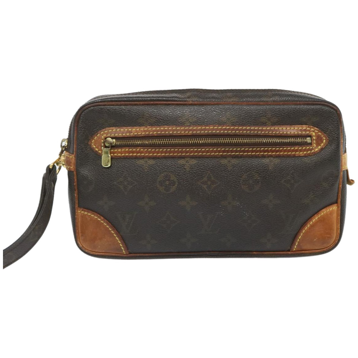 LOUIS VUITTON Monogram Marly Dragonne GM Clutch Bag M51825 LV Auth 66431