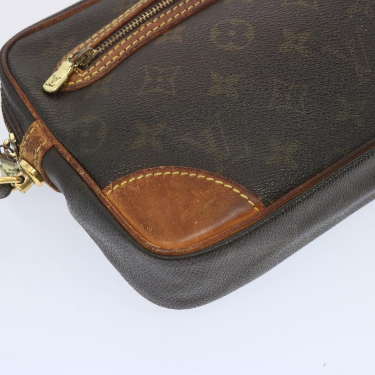 LOUIS VUITTON Monogram Marly Dragonne GM Clutch Bag M51825 LV Auth 66431