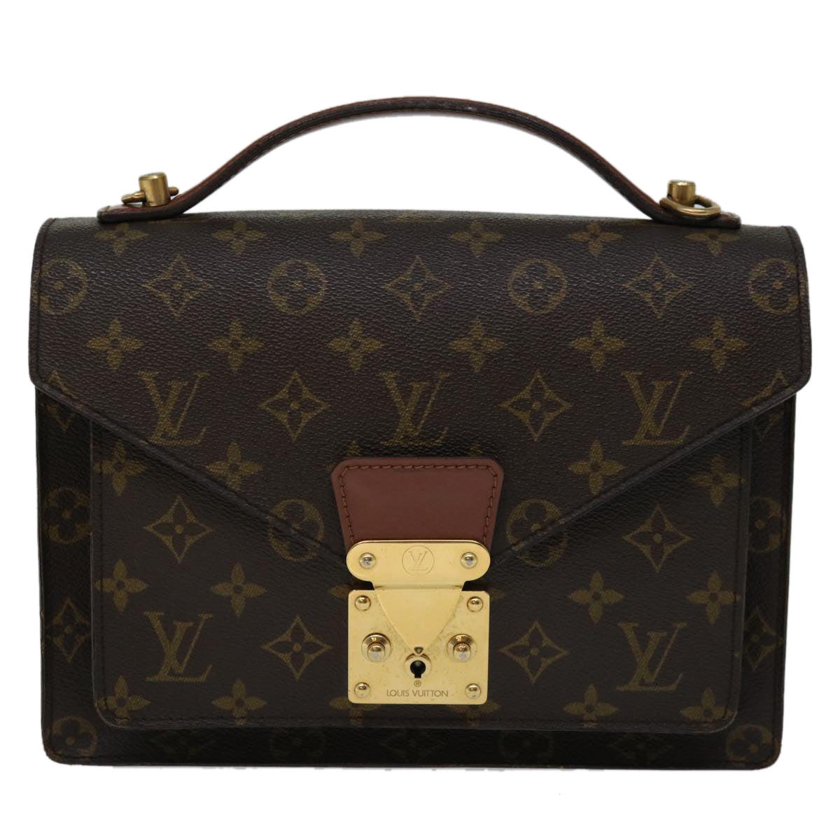 LOUIS VUITTON Monogram Monceau 26 Shoulder Bag 2way M51187 LV Auth 66434