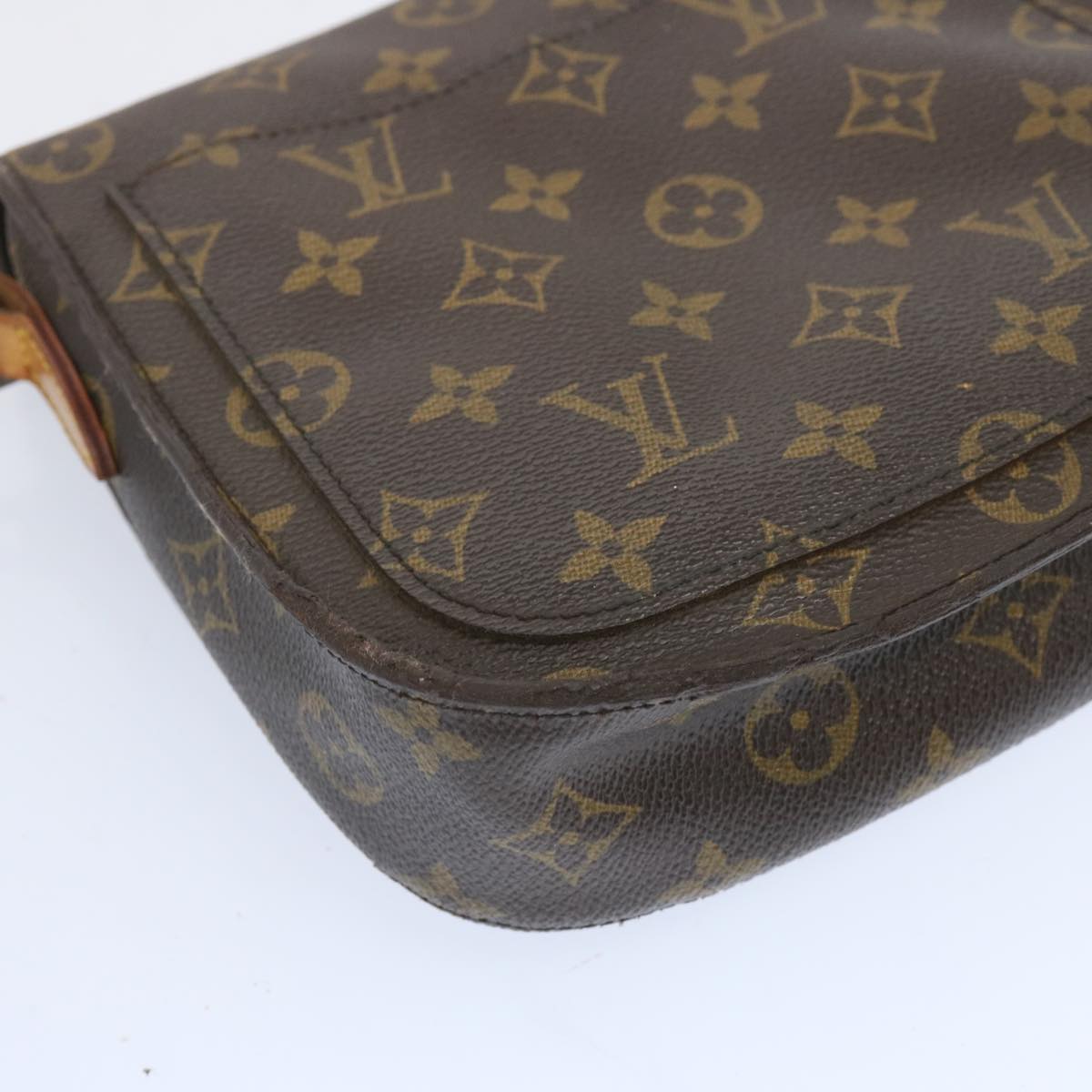 LOUIS VUITTON Monogram Saint Cloud MM Shoulder Bag M51243 LV Auth 66440