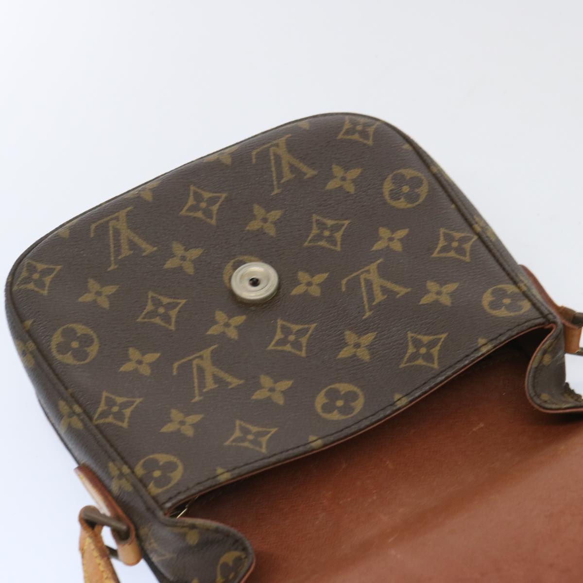 LOUIS VUITTON Monogram Saint Cloud MM Shoulder Bag M51243 LV Auth 66440