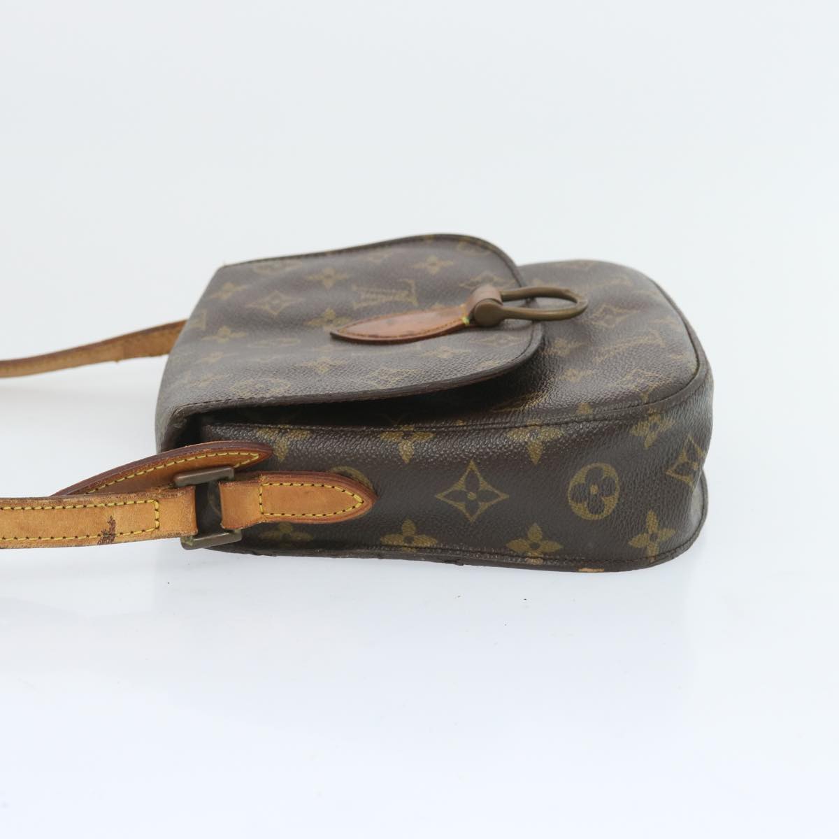 LOUIS VUITTON Monogram Saint Cloud MM Shoulder Bag M51243 LV Auth 66440