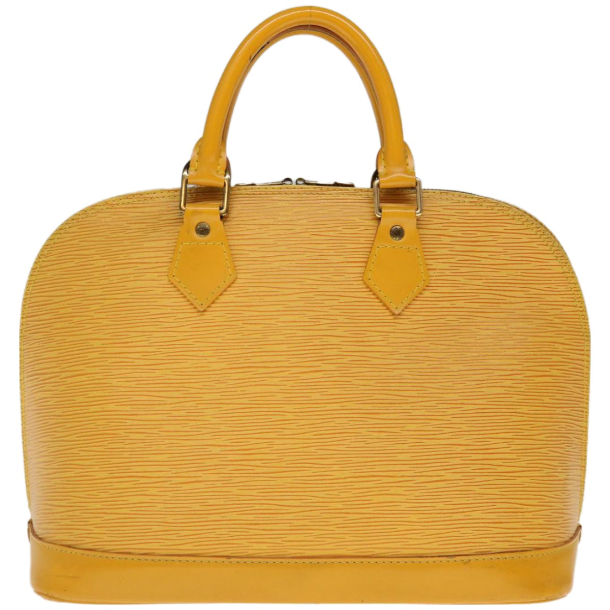 LOUIS VUITTON Epi Alma Hand Bag Tassili Yellow M52149 LV Auth 66454