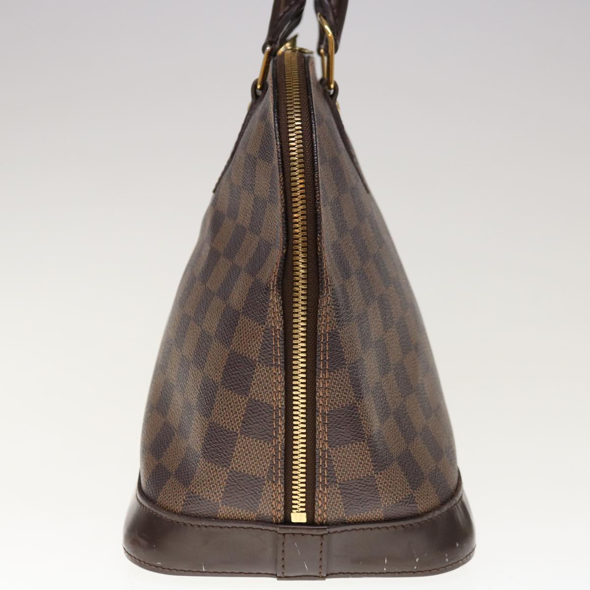 LOUIS VUITTON Damier Ebene Alma Hand Bag N51131 LV Auth 66456