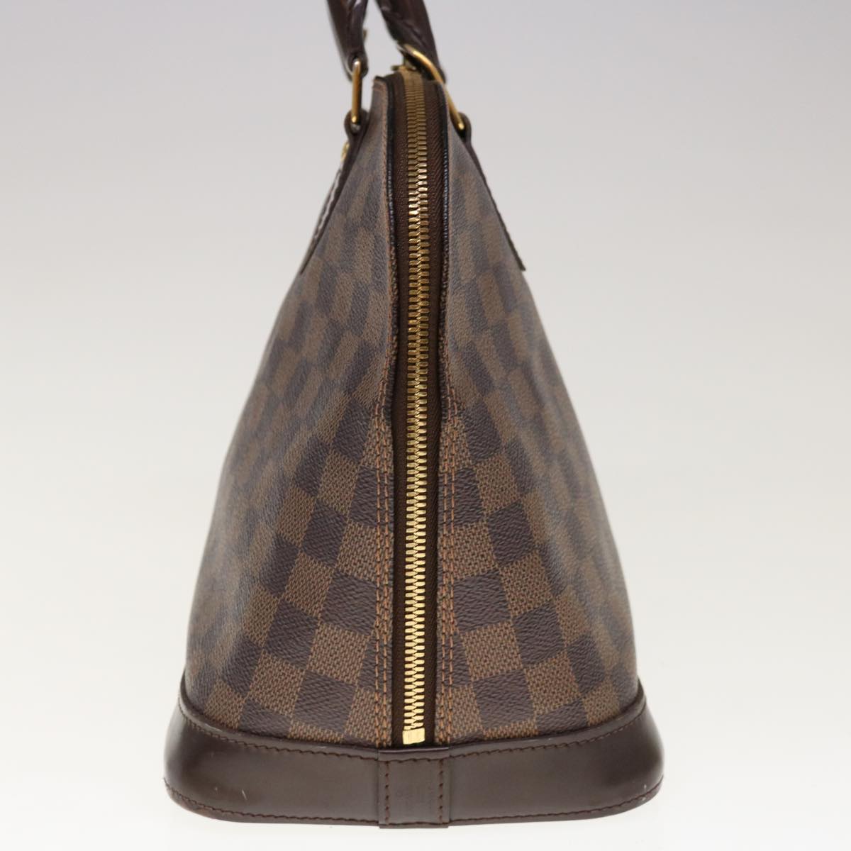 LOUIS VUITTON Damier Ebene Alma Hand Bag N51131 LV Auth 66456