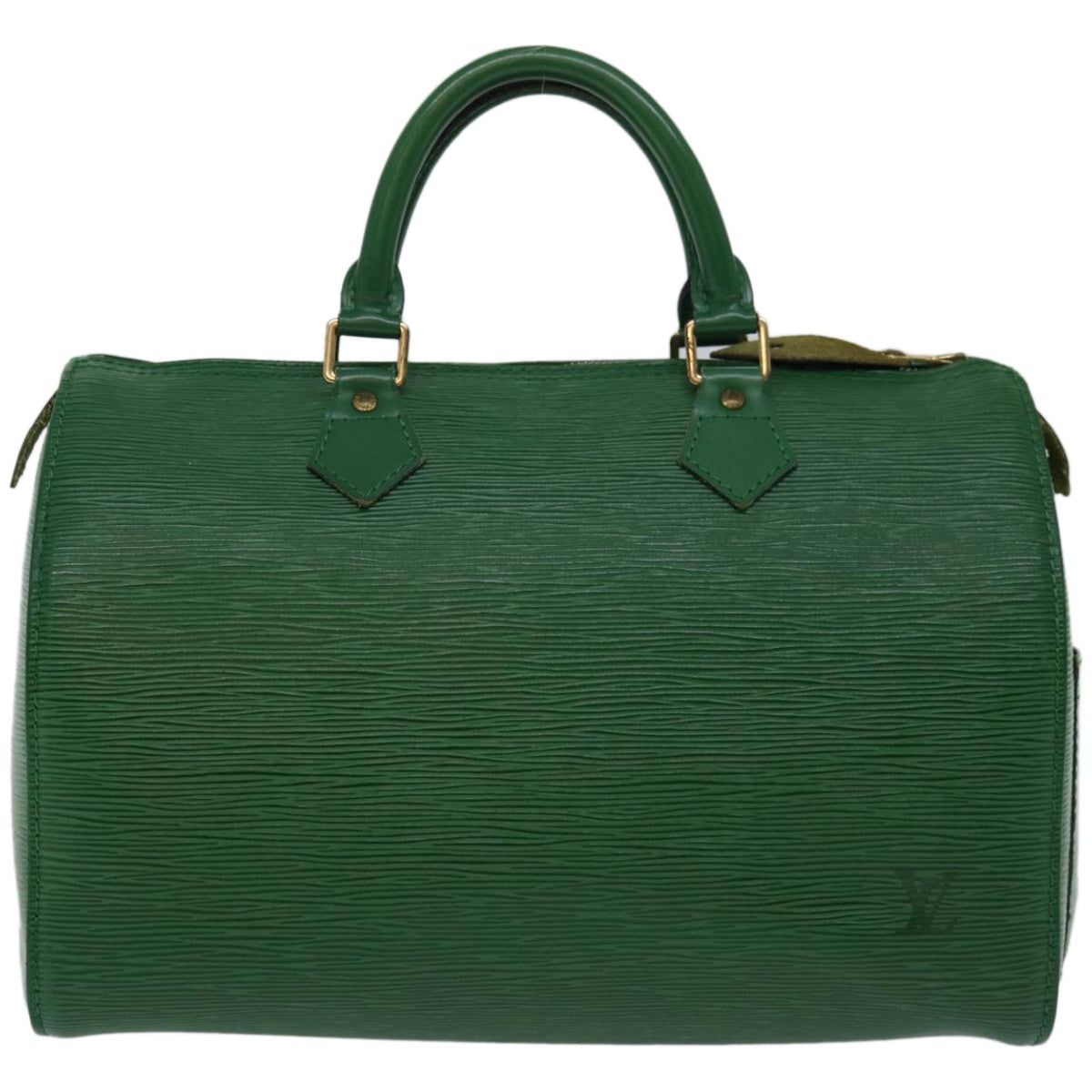 LOUIS VUITTON Epi Speedy 30 Hand Bag Borneo Green M43004 LV Auth 66472