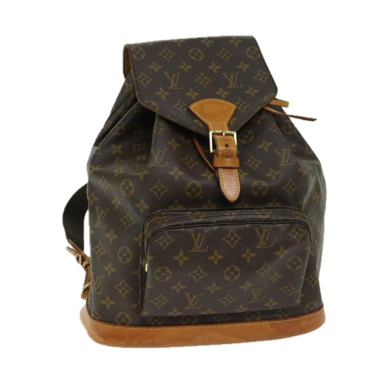 LOUIS VUITTON Monogram Montsouris GM Backpack M51135 LV Auth 66475