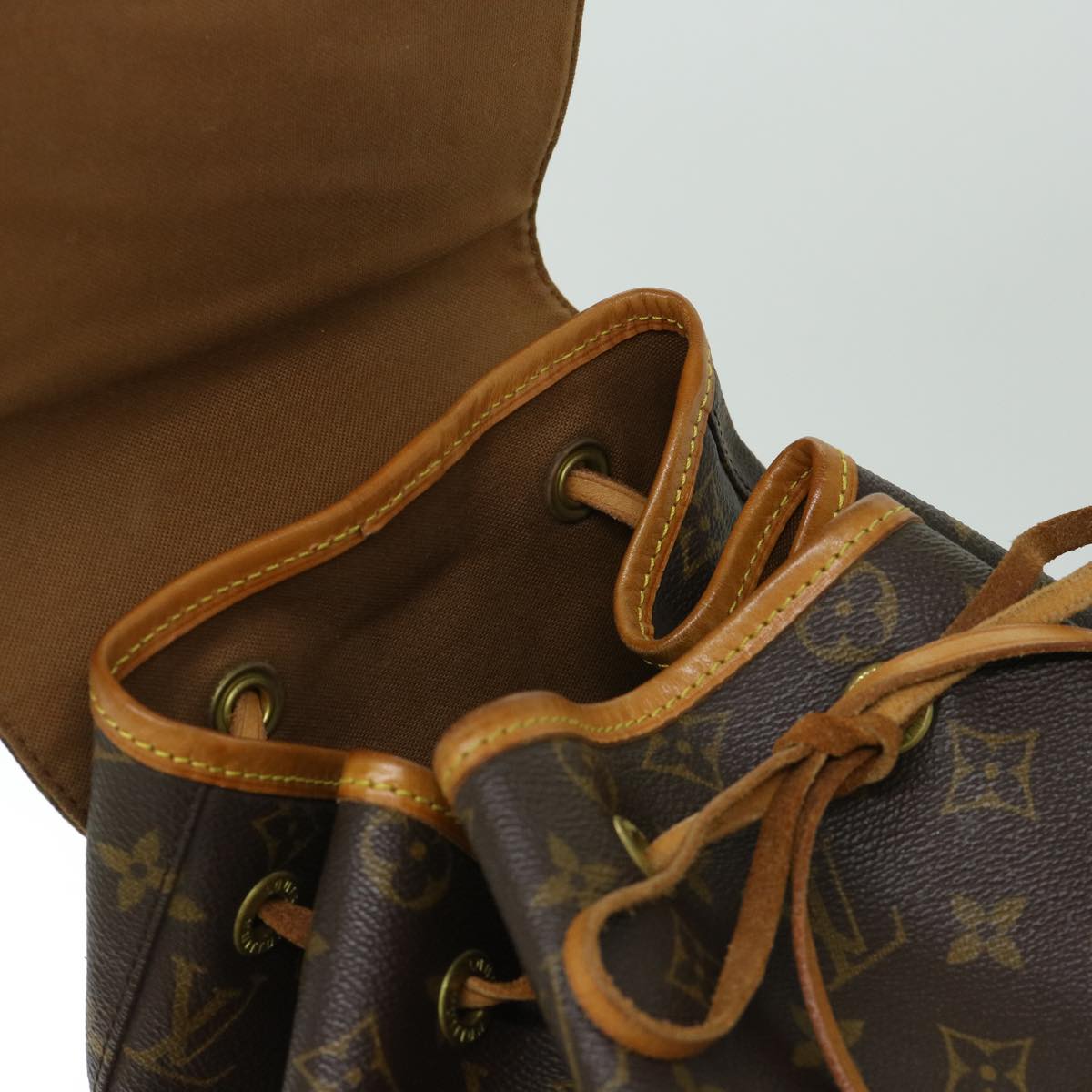 LOUIS VUITTON Monogram Montsouris GM Backpack M51135 LV Auth 66475