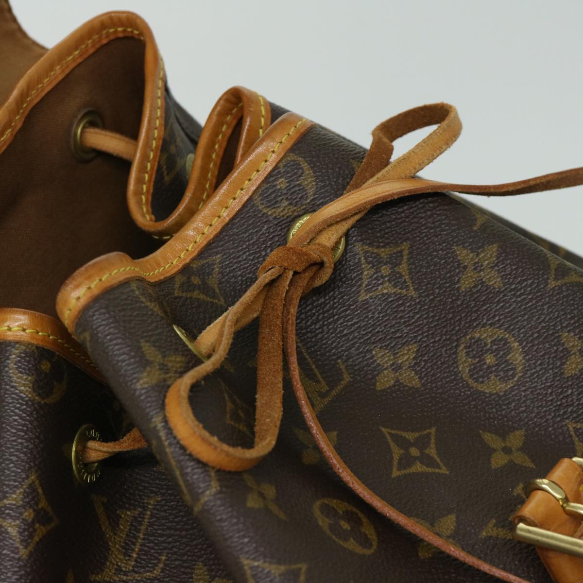 LOUIS VUITTON Monogram Montsouris GM Backpack M51135 LV Auth 66475