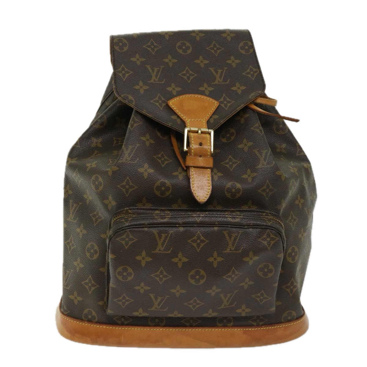 LOUIS VUITTON Monogram Montsouris GM Backpack M51135 LV Auth 66475