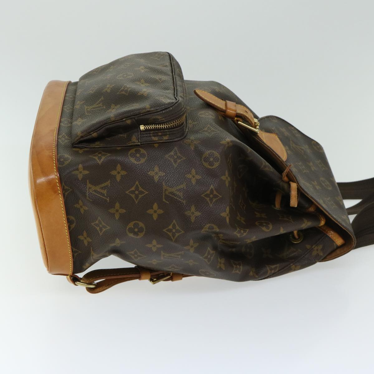 LOUIS VUITTON Monogram Montsouris GM Backpack M51135 LV Auth 66475