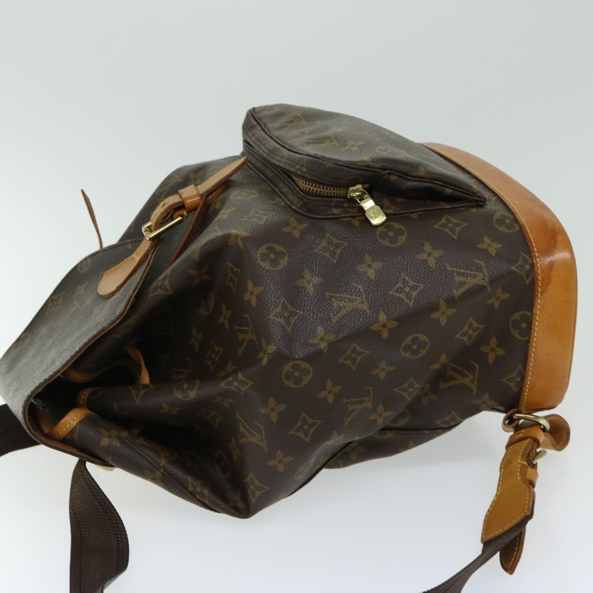 LOUIS VUITTON Monogram Montsouris GM Backpack M51135 LV Auth 66475