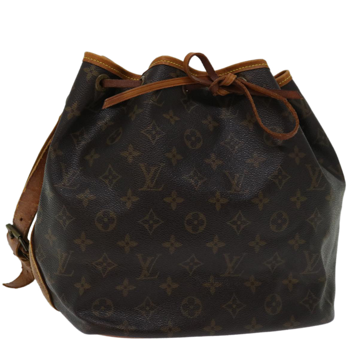 LOUIS VUITTON Monogram Petit Noe Shoulder Bag M42226 LV Auth 66476