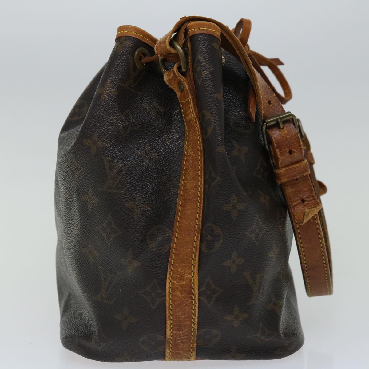 LOUIS VUITTON Monogram Petit Noe Shoulder Bag M42226 LV Auth 66476