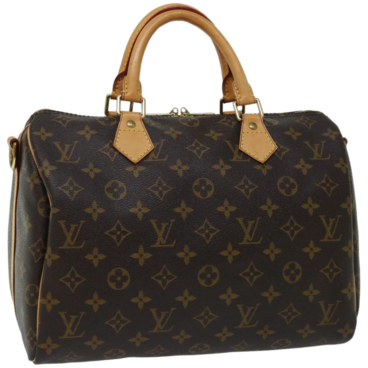 LOUIS VUITTON Monogram Speedy Bandouliere 30 Hand Bag M40391 LV Auth 66482A