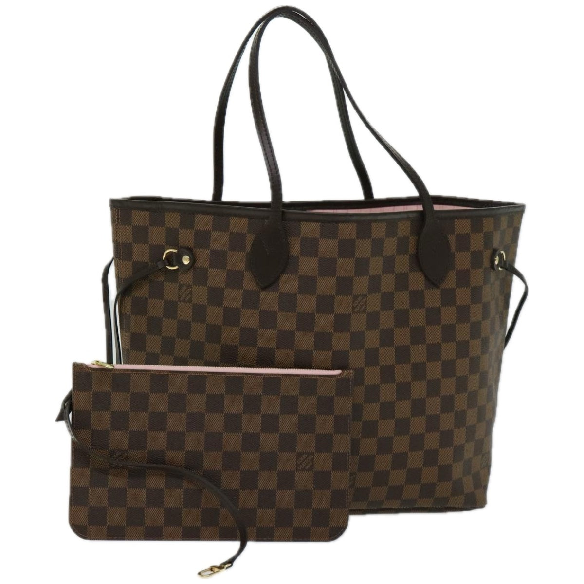 LOUIS VUITTON Damier Ebene Neverfull MM Tote Bag N51105 LV Auth 66484SA