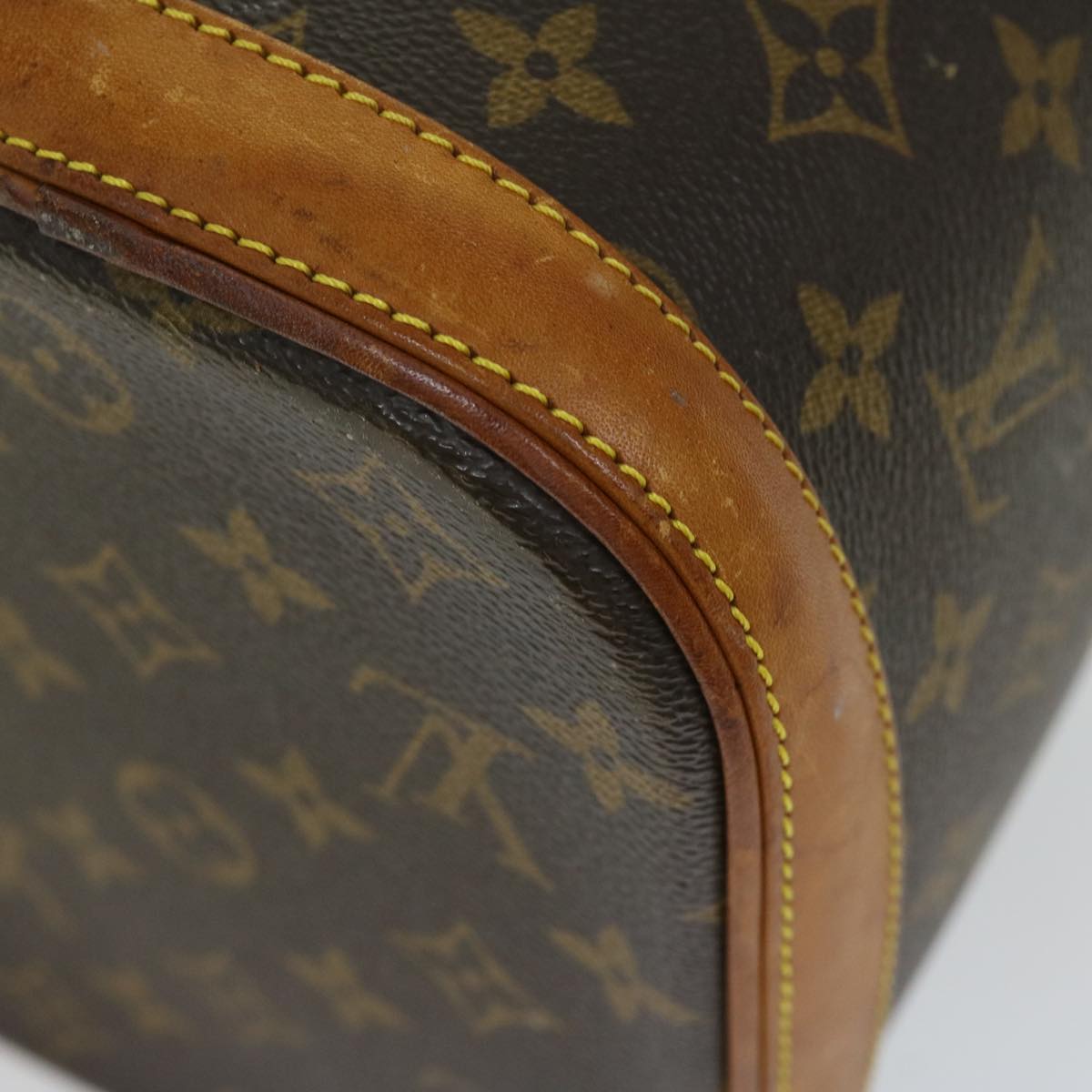 LOUIS VUITTON Monogram Nice Hand Bag 2way M47280 LV Auth 66485