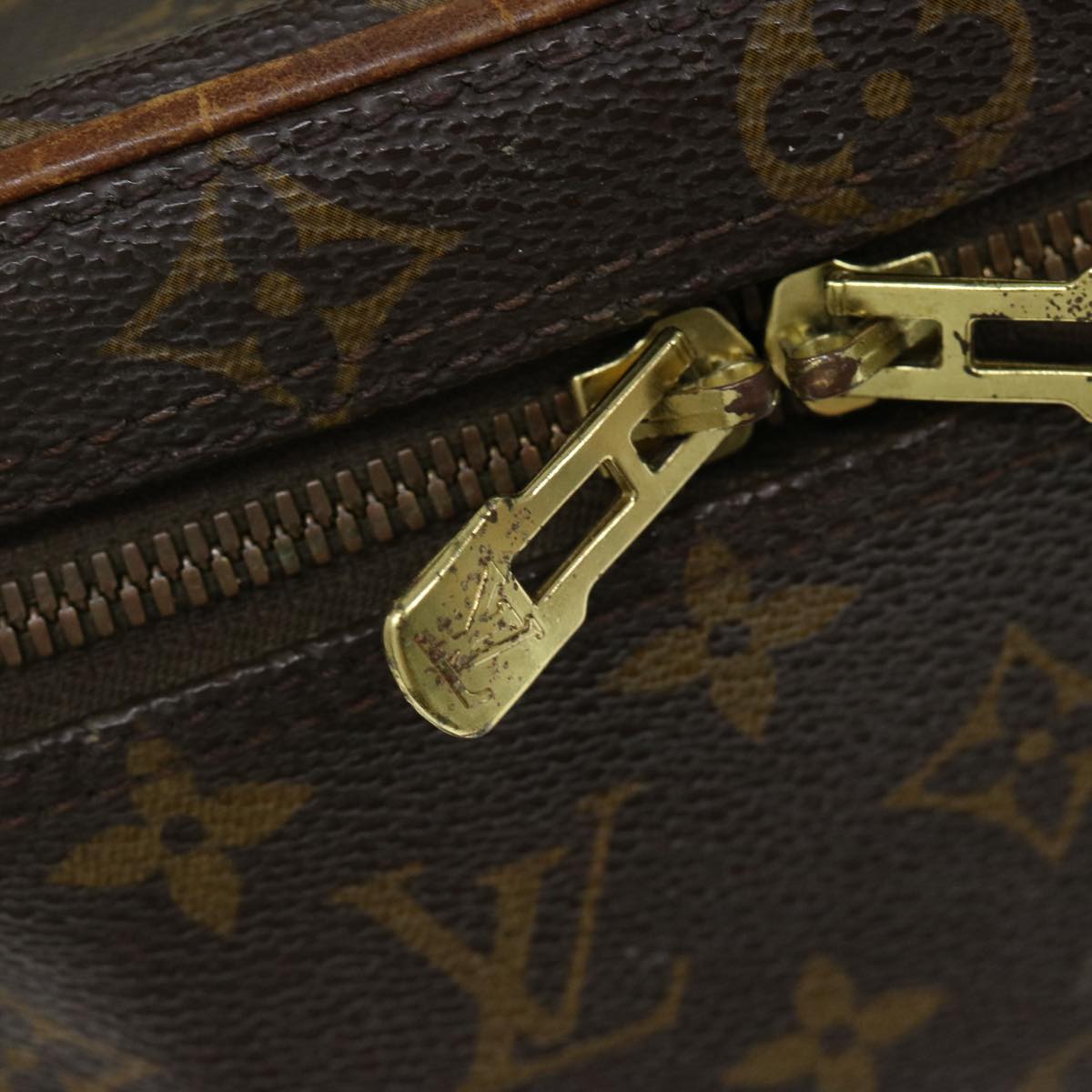 LOUIS VUITTON Monogram Nice Hand Bag 2way M47280 LV Auth 66485