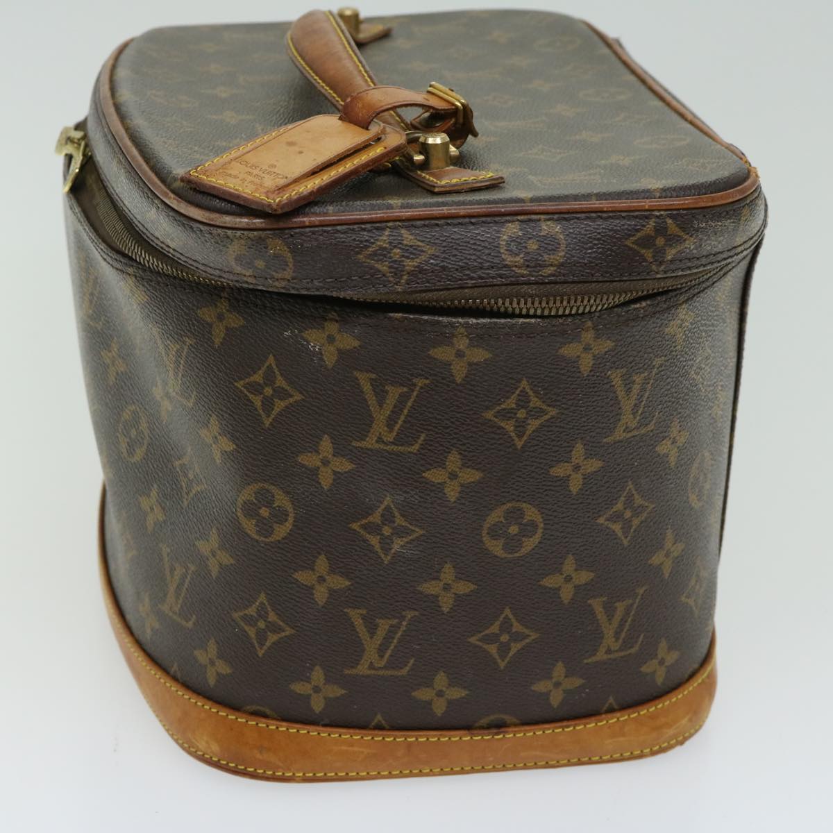 LOUIS VUITTON Monogram Nice Hand Bag 2way M47280 LV Auth 66485