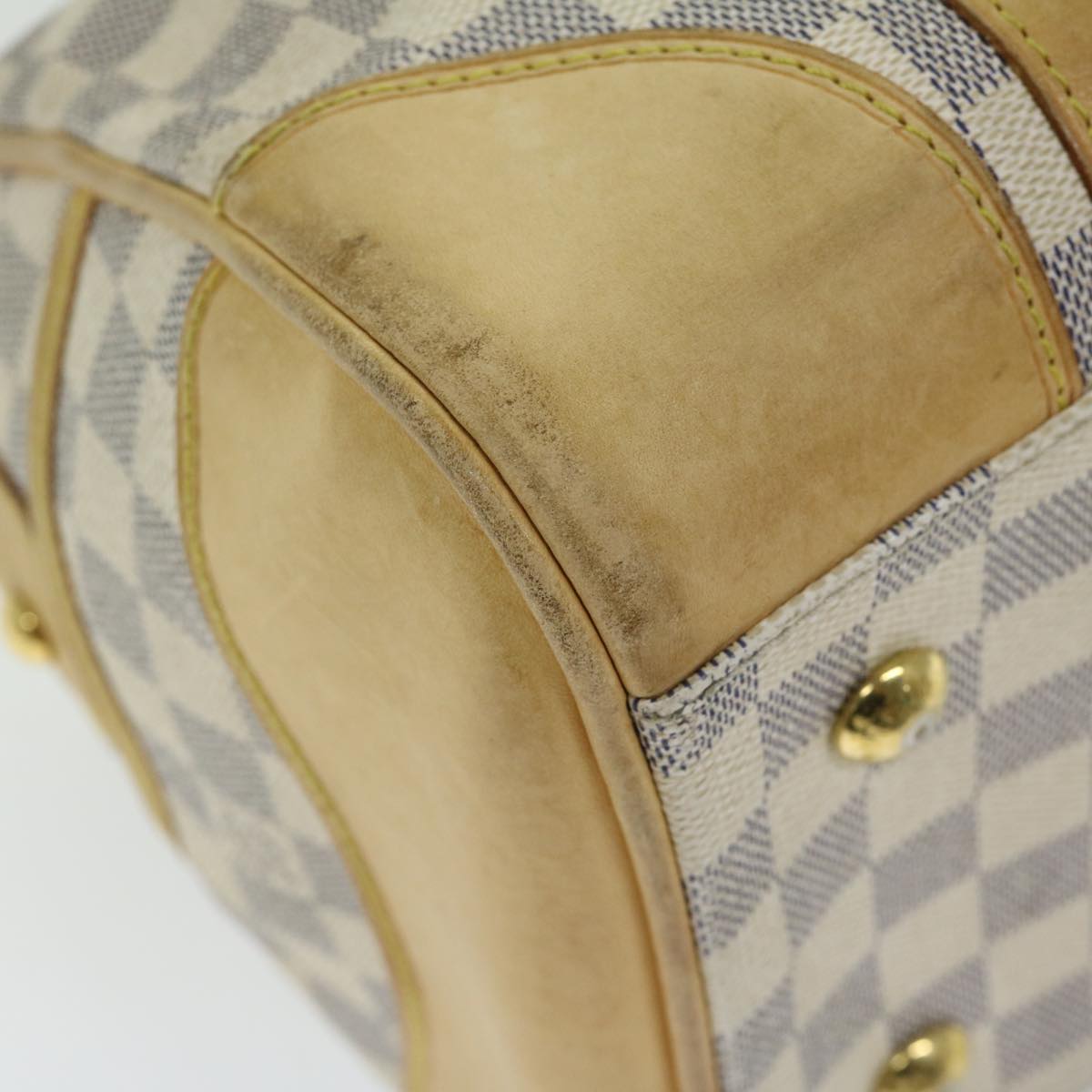 LOUIS VUITTON Damier Azur Berkeley Hand Bag N52001 LV Auth 66486