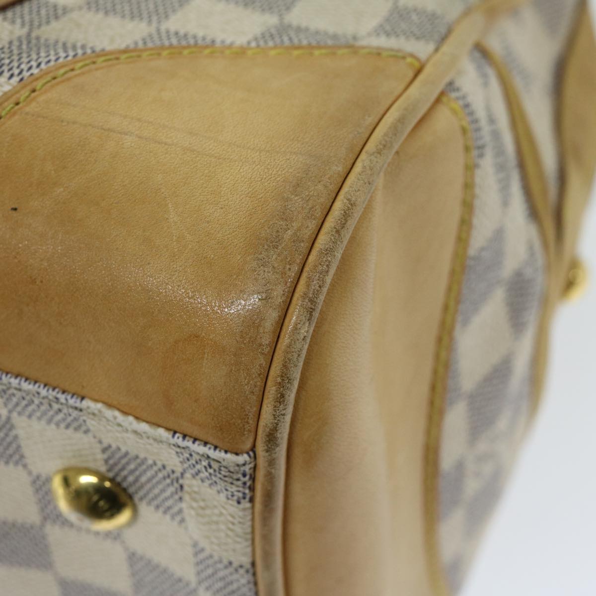 LOUIS VUITTON Damier Azur Berkeley Hand Bag N52001 LV Auth 66486