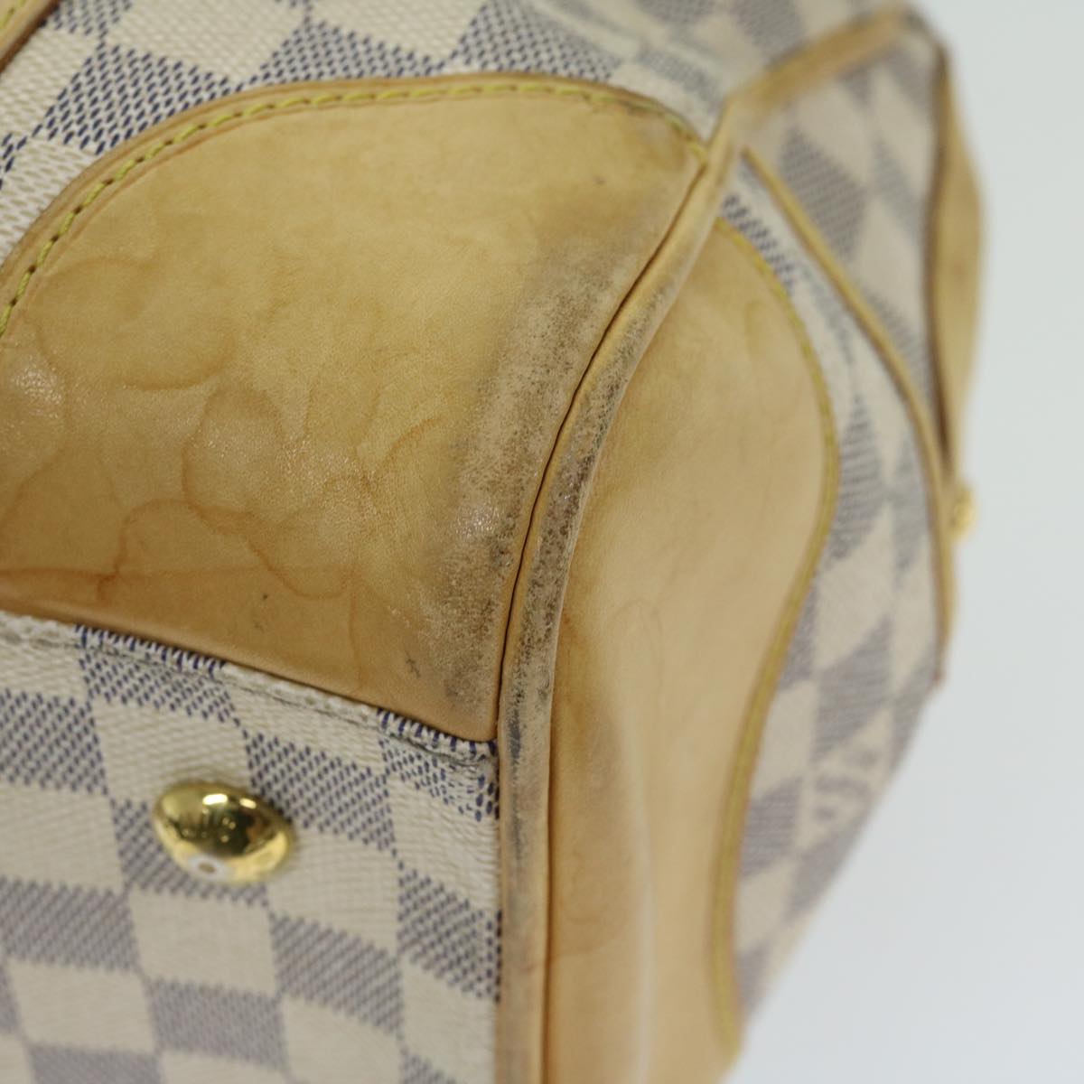 LOUIS VUITTON Damier Azur Berkeley Hand Bag N52001 LV Auth 66486