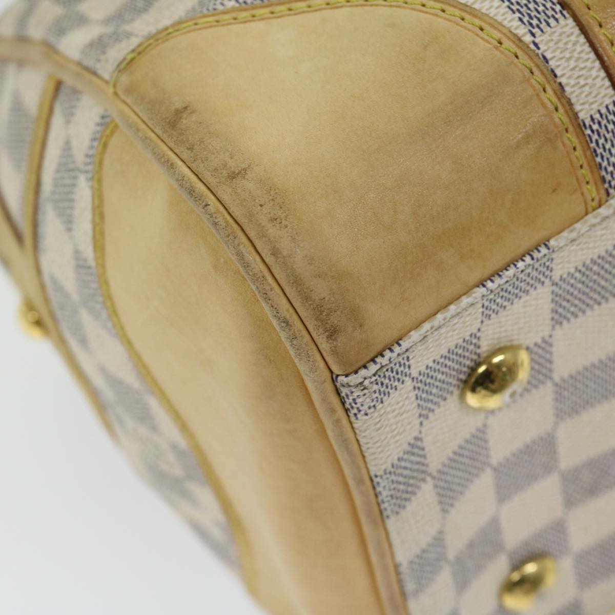 LOUIS VUITTON Damier Azur Berkeley Hand Bag N52001 LV Auth 66486