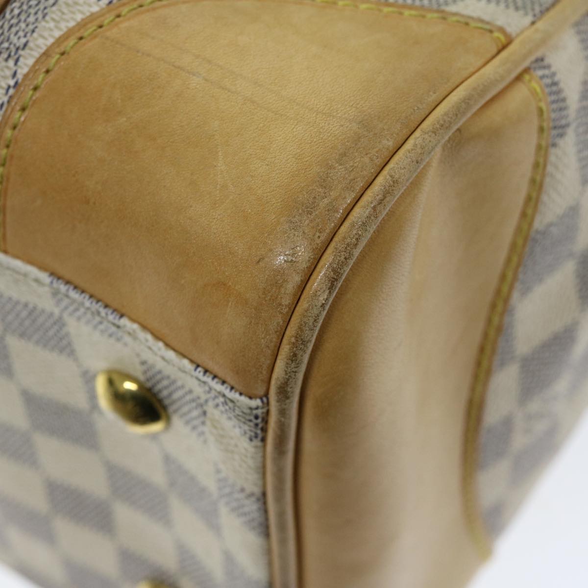 LOUIS VUITTON Damier Azur Berkeley Hand Bag N52001 LV Auth 66486