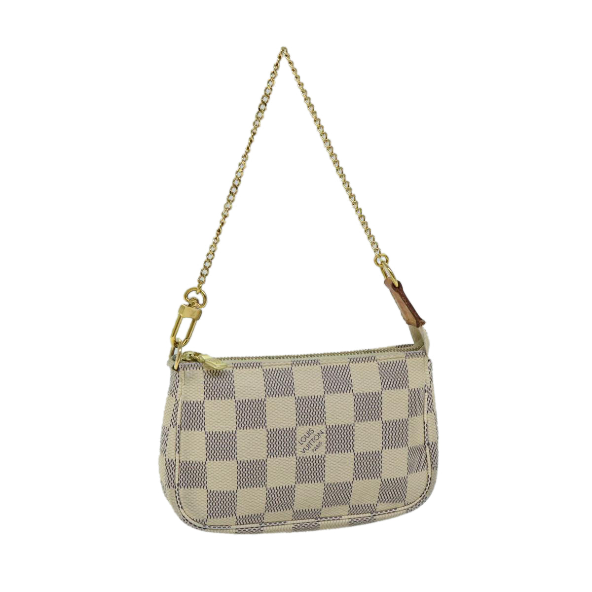 LOUIS VUITTON Damier Azur Mini Pochette Accessoires Pouch N58010 LV Auth 66512