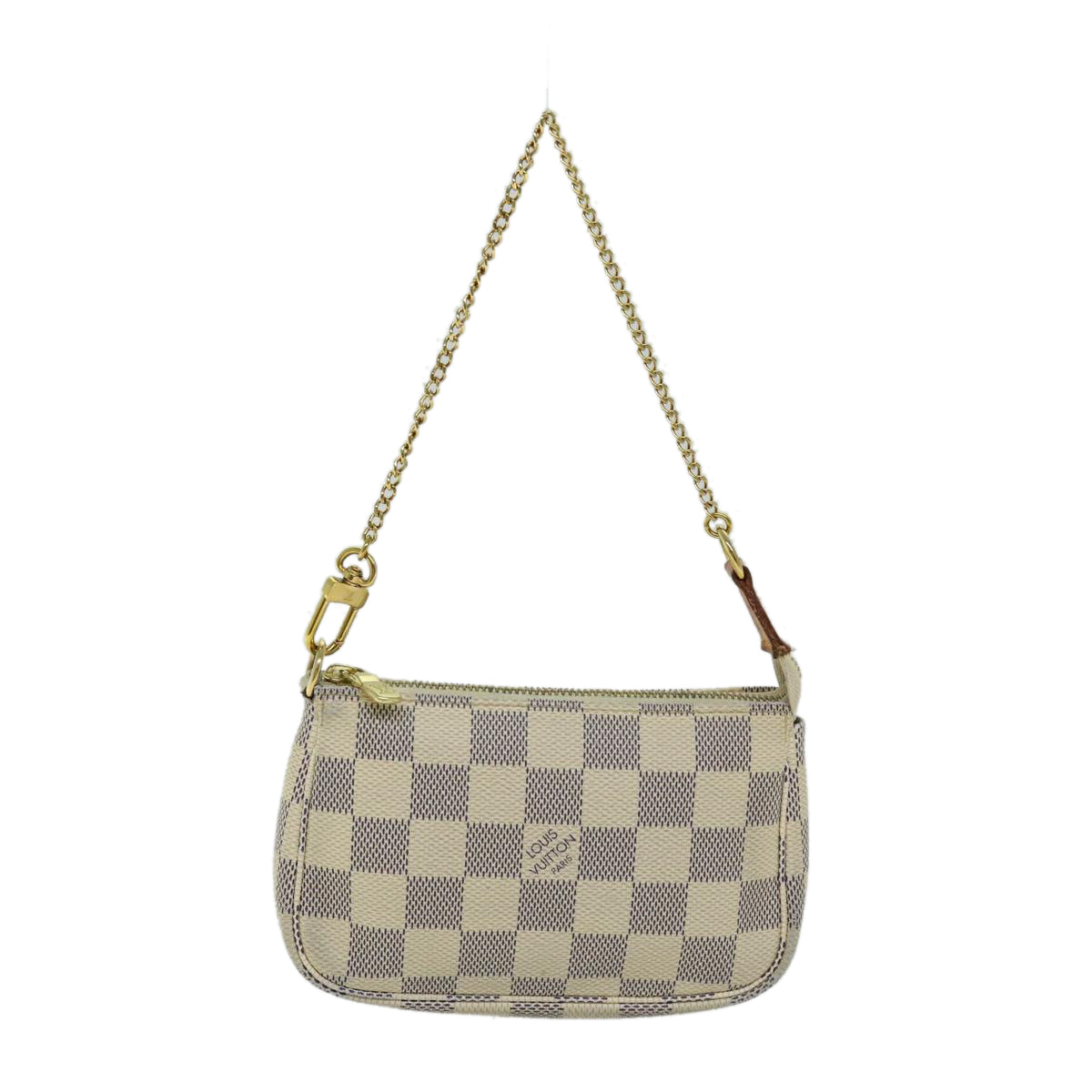 LOUIS VUITTON Damier Azur Mini Pochette Accessoires Pouch N58010 LV Auth 66512