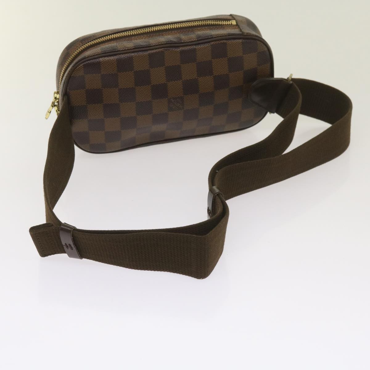 LOUIS VUITTON Damier Ebene Pochette Gange Shoulder Bag N48048 LV Auth 66518