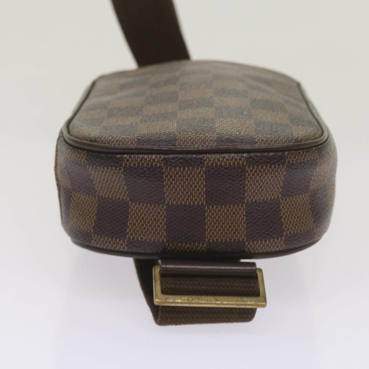 LOUIS VUITTON Damier Ebene Pochette Gange Shoulder Bag N48048 LV Auth 66518