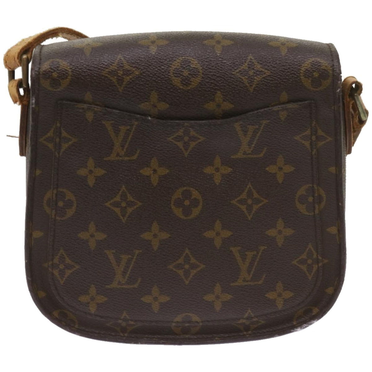 LOUIS VUITTON Monogram Saint Cloud MM Shoulder Bag M51243 LV Auth 66528