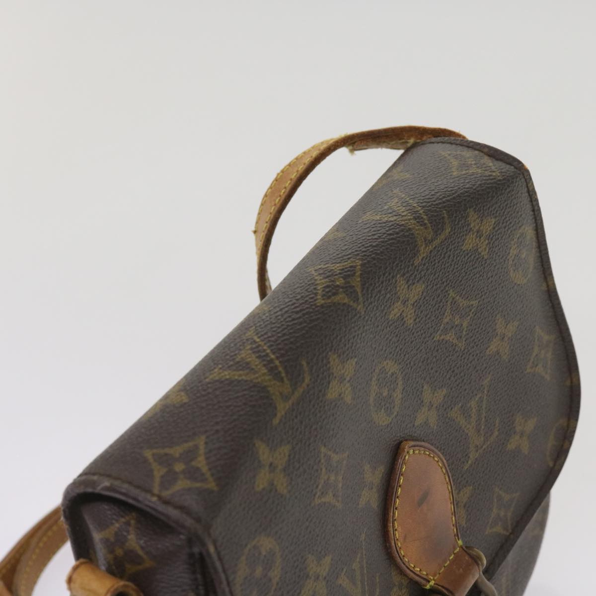 LOUIS VUITTON Monogram Saint Cloud MM Shoulder Bag M51243 LV Auth 66528