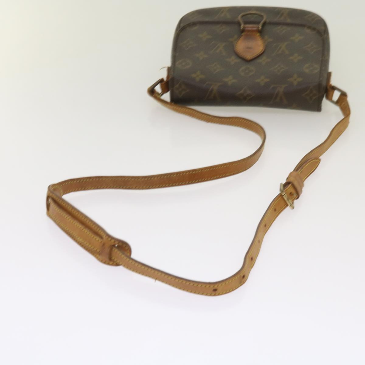 LOUIS VUITTON Monogram Saint Cloud MM Shoulder Bag M51243 LV Auth 66528