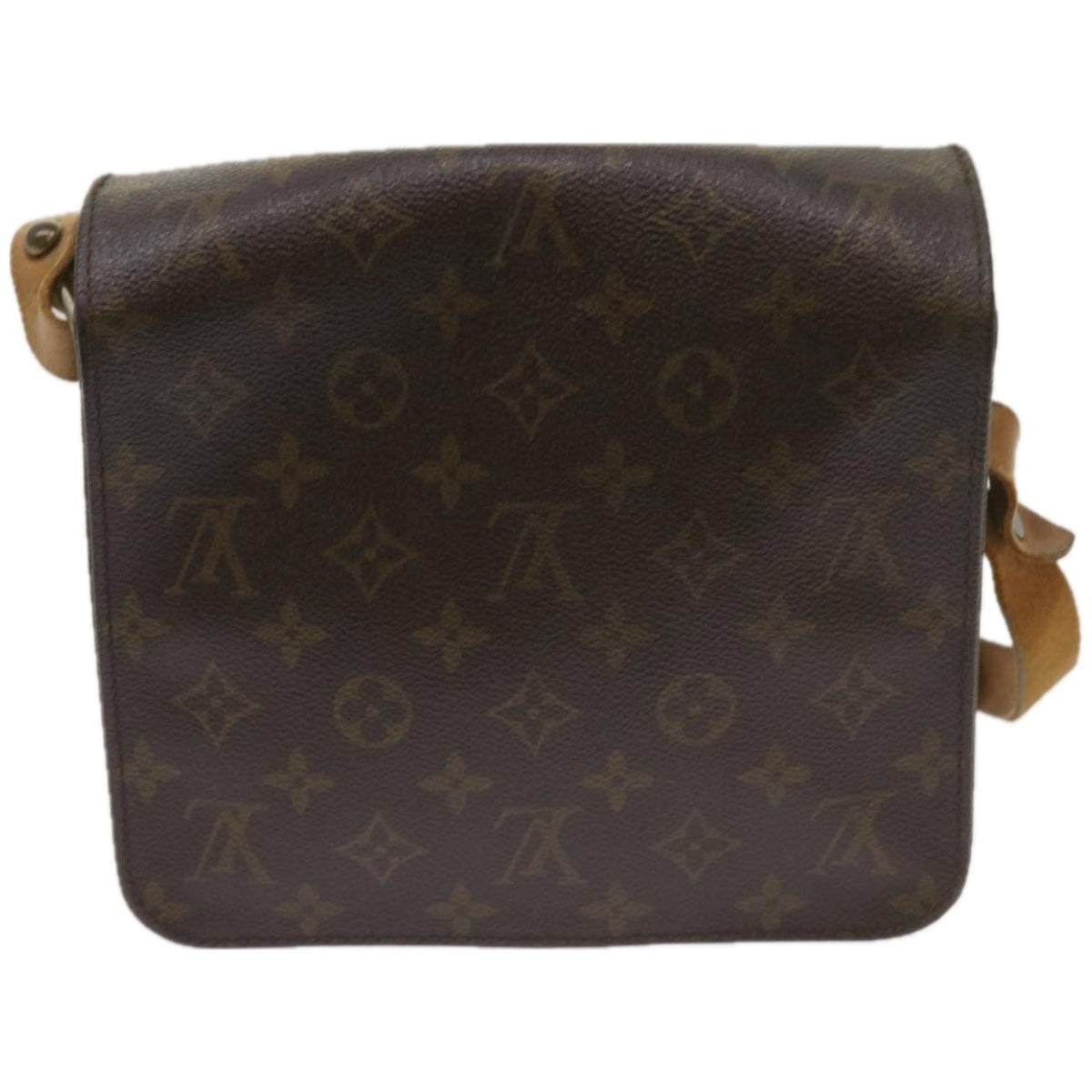 LOUIS VUITTON Monogram Cartouchiere MM Shoulder Bag M51253 LV Auth 66529