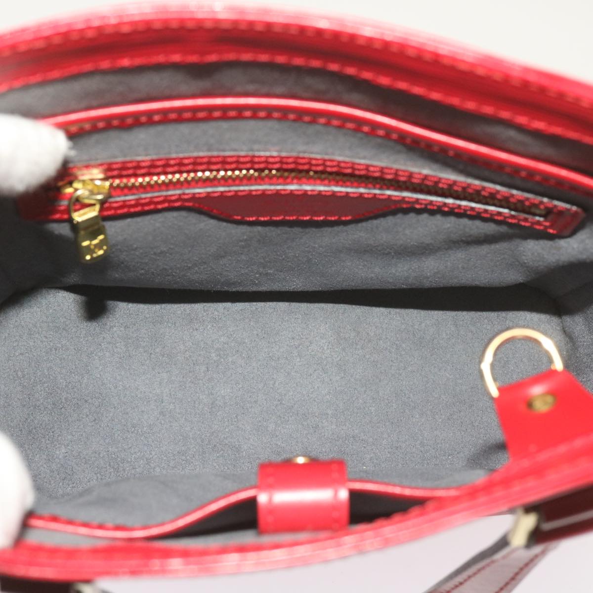 LOUIS VUITTON Epi Vavin PM Tote Bag SPO 2way Red LV Auth 66533SAV